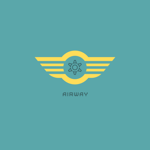 Soyut Uçak Logosu Soyut Uçak Logosu