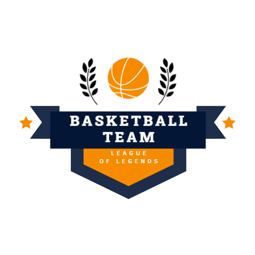 Pelota De Baloncesto Y Logo De Cinta Pelota De Baloncesto Y Logo De Cinta