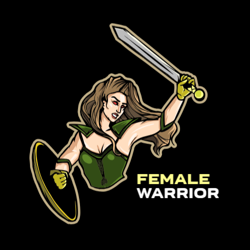 Female Warrior logo Female Warrior logo