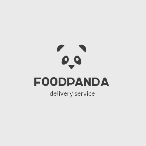 Logo Di Consegna Panda Logo Di Consegna Panda