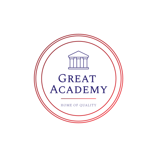 Blue Graduate Cap Logo