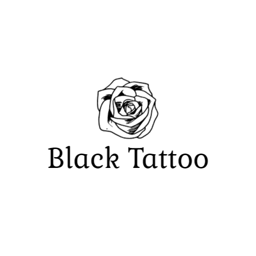 Logo Dello Studio Del Tatuaggio Della Rosa Logo Dello Studio Del Tatuaggio Della Rosa