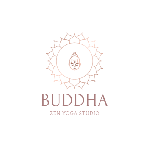 Intricate buddha under bodhi tree circle logo design on Craiyon