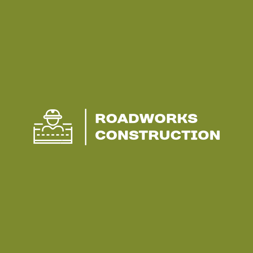 Road construction logo