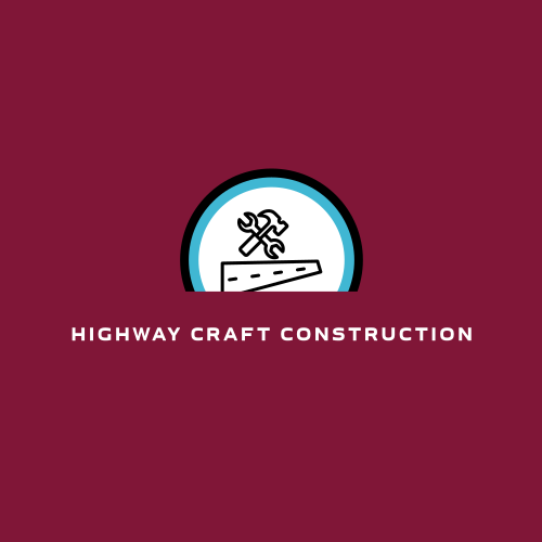 Road construction logo