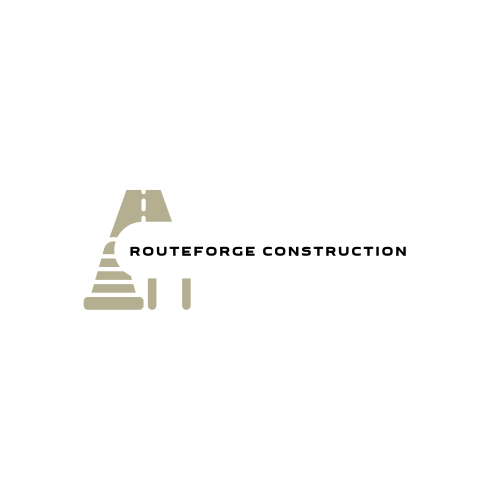 Logo De Construction De Route