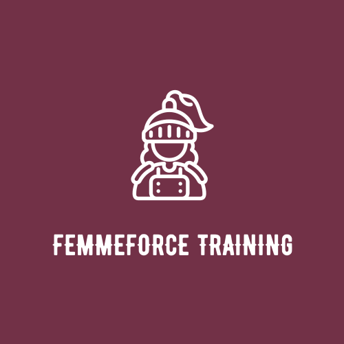 Female warrior logo