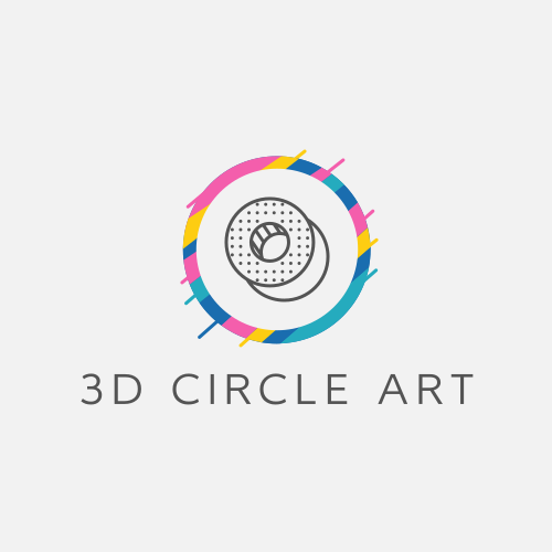 3d circle logo