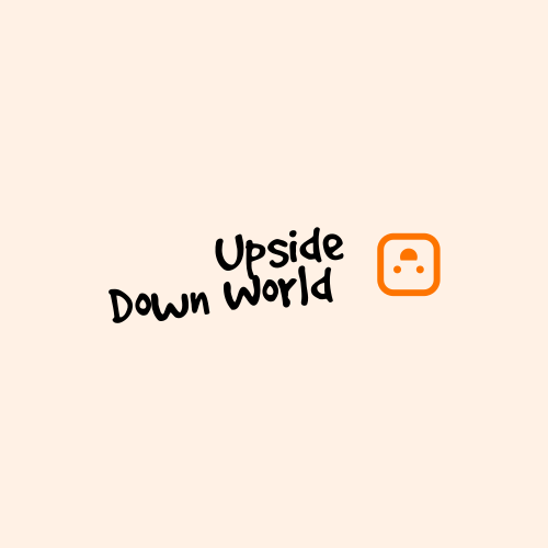 Upside down house logo