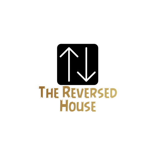 Upside down house logo