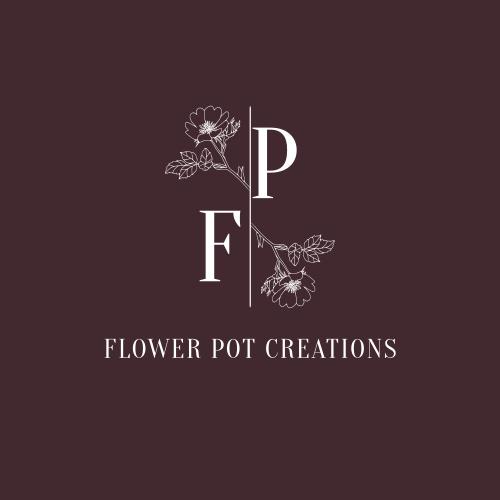 Logo De Pot De Fleur