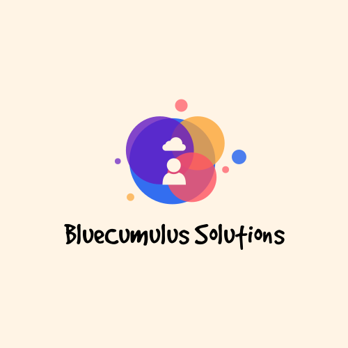 Blue cloud logo