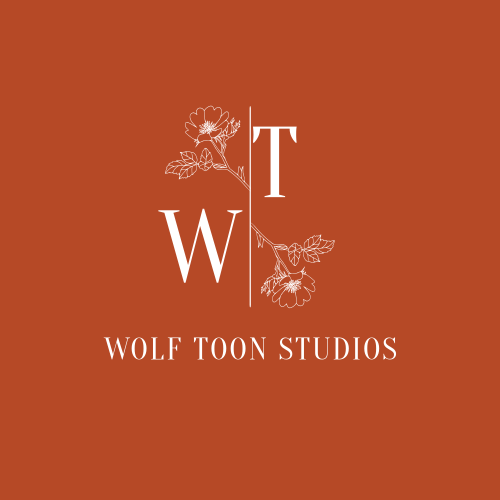 Wolf cartoon logo