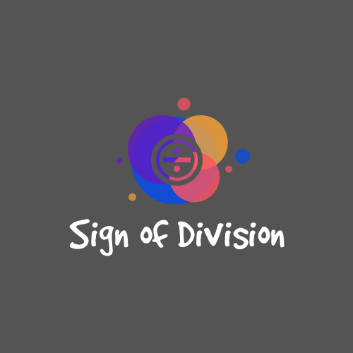 Logotipo Do Sinal De Divisão