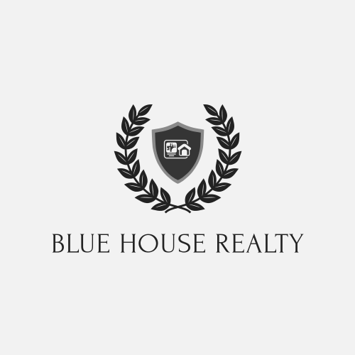 Blue house logo