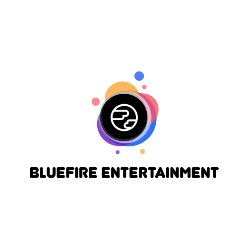 Blue fire logo