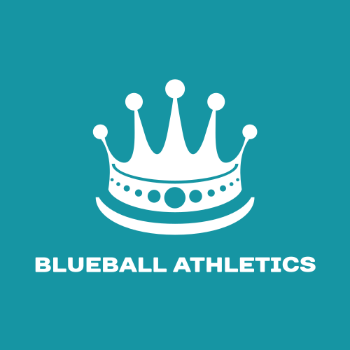 Blaues Balllogo