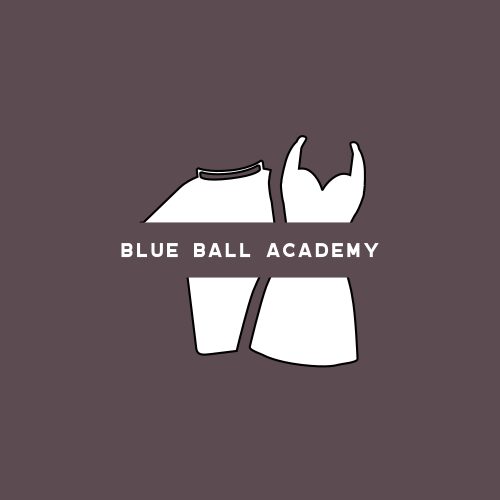 Blaues Balllogo