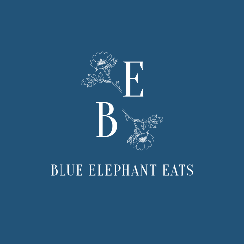 Blaues Elefantenlogo