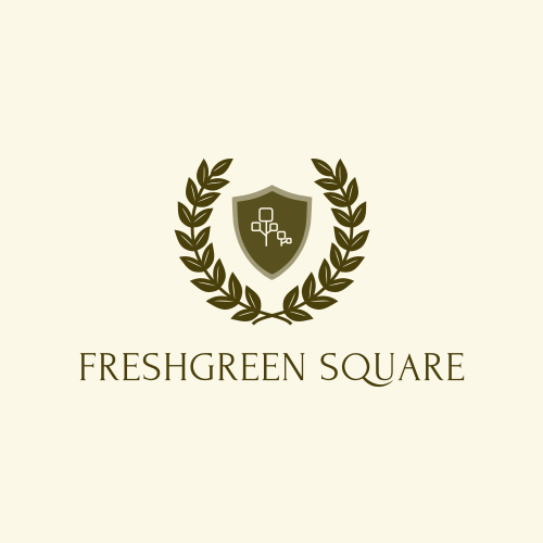 Green square logo