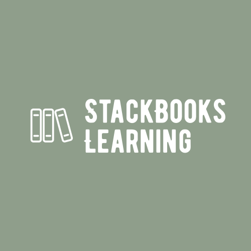 Stack of books logo