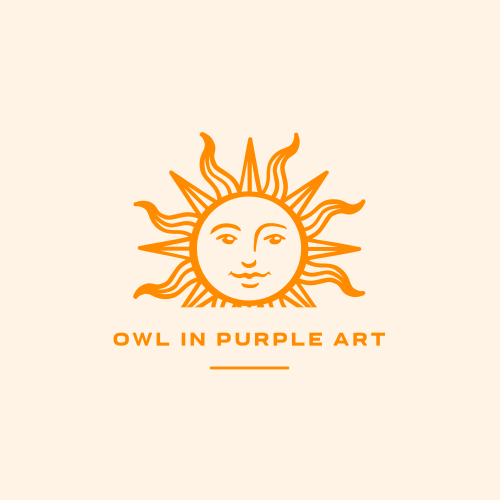 Purple owl logo