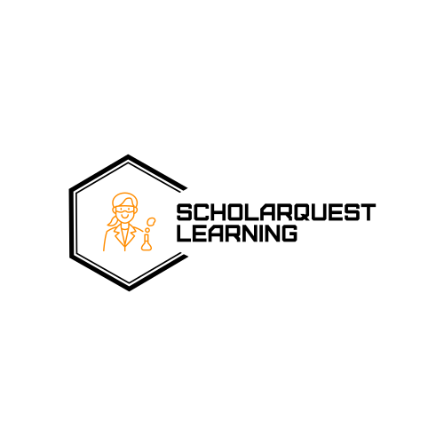 Scientist character logo