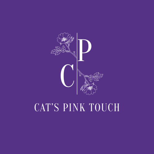 Logotipo De Gato Rosa