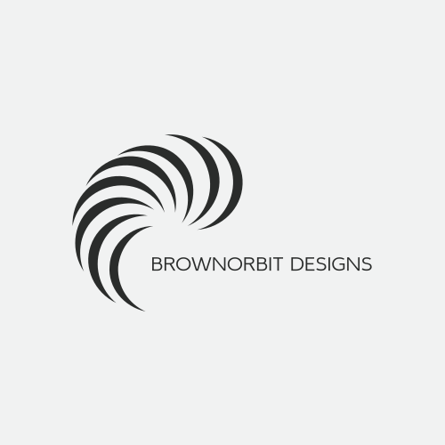 Brown circle logo