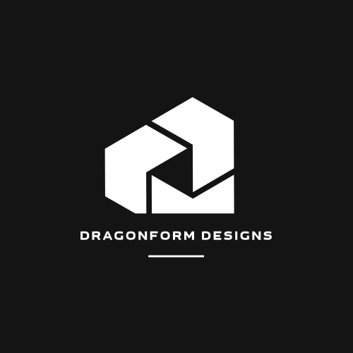 Logo De Dragon Géométrique