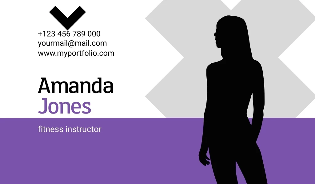 Amanda Jones, Fitness Instructor, +123 456 789 000, Yourmail@mail.com, Www.myportfolio.com Logo Amanda Jones, Fitness Instructor, +123 456 789 000, Yourmail@mail.com, Www.myportfolio.com Logo