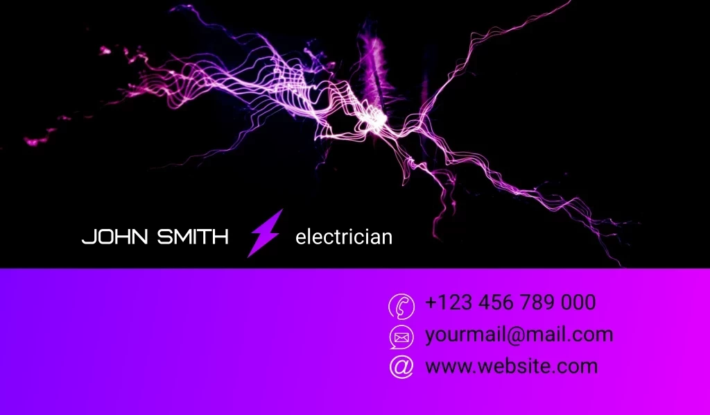 John Smith, Electrician, +123 456 789 000 Yourmail@mail.com Www.website.com Logo John Smith, Electrician, +123 456 789 000 Yourmail@mail.com Www.website.com Logo