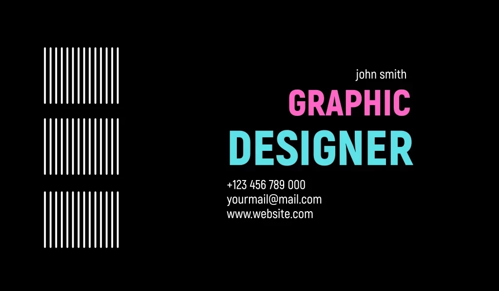 Designer, Graphic, +123 456 789 000 Yourmail@mail.com Www.website.com, John Smith Logo Designer, Graphic, +123 456 789 000 Yourmail@mail.com Www.website.com, John Smith Logo