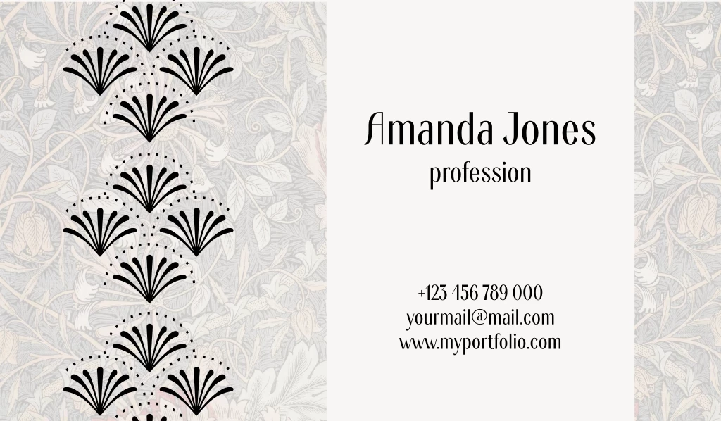 Profession, +123 456 789 000 Yourmail@mail.com Www.myportfolio.com, Amanda Jones Logo Profession, +123 456 789 000 Yourmail@mail.com Www.myportfolio.com, Amanda Jones Logo
